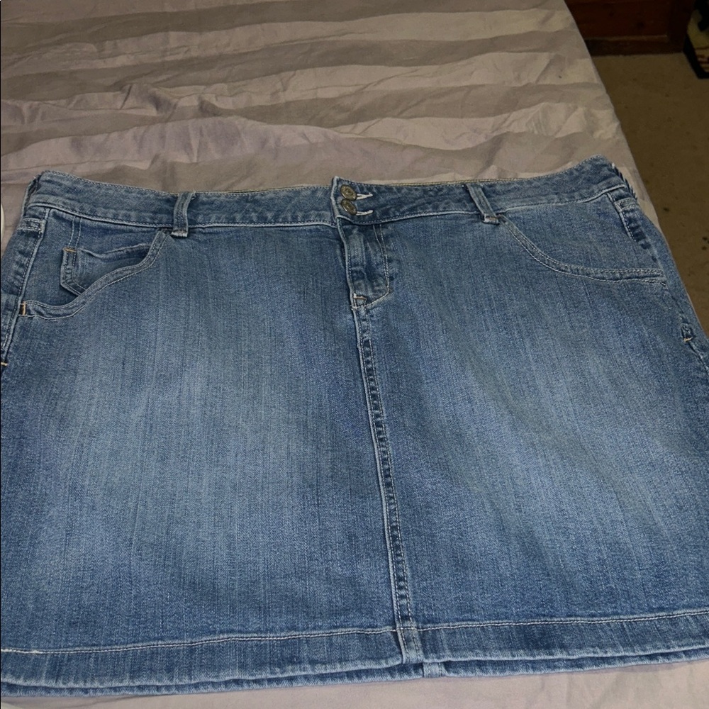 Old Navy Plus Size Denim Mini Skirt